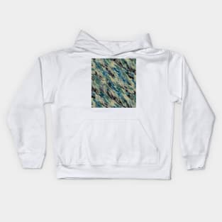 Stormy abstract feeling Kids Hoodie